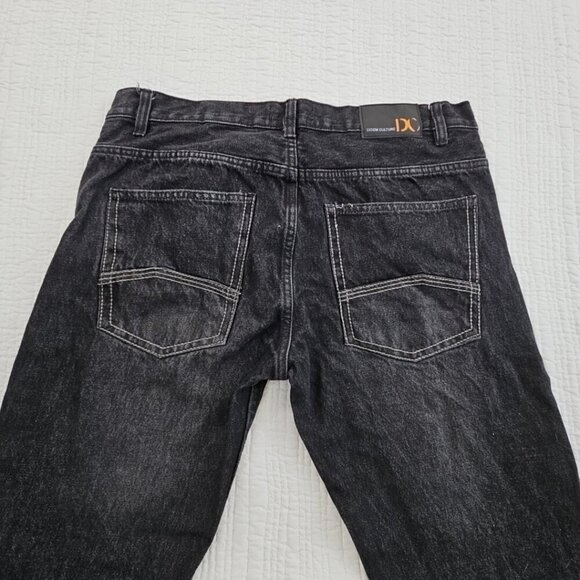 DC Denim Culture Jeans Men's 36x32 Black Fade Denim Skater Goth Grunge EUC LN - Picture 4 of 16